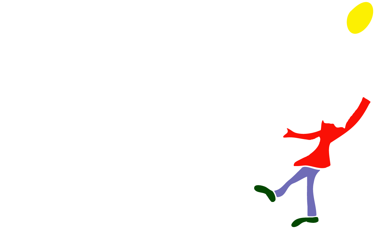 Weiße Logo-Silhouette auf dunklem Hintergrund